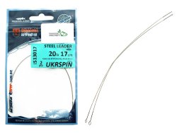 Поводок UKRSPIN Orange Spinning Струна №1 паянный AFW 17см 10кг 0,3мм (2шт/уп) Поводок UKRSPIN Orange Spinning Струна №1 паянный AFW 17см 10кг 0,3мм (2шт/уп)