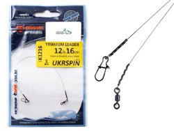 Повідець Ukrspin Orange Spinning титановий мат. Orange 6кг 16см з вертлюгом