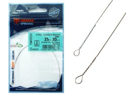 Поводок UKRSPIN Orange Spinning Струна №1 паянный AFW 20см 12кг (2шт/уп) Поводок UKRSPIN Orange Spinning Струна №1 паянный AFW 20см 12кг (2шт/уп)