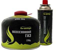У наявності різьбові газові балони від Tramp