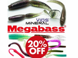 Силикон Megabass - скидка 20% до конца зимы!
