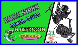 Котушка Brain Storm - елегантна лебідка для фідера!