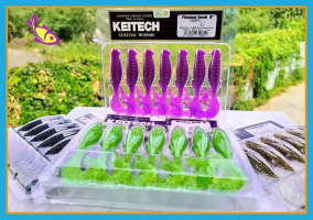 Новинка Keitech Flapper Grub 4 - досконалий японський твістер!