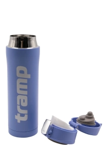 Термос-кухоль Tramp 0,45л блакитний (TRC-107-dark-blue)