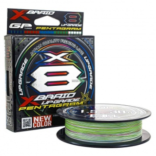 Шнур YGK X-Braid Upgrade X8 Pentagram 150м #0.6/0,128мм 14lbs