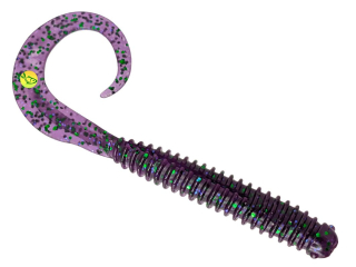 Силікон Savage Gear Rib Worm 9см 3г Junebug, 10шт