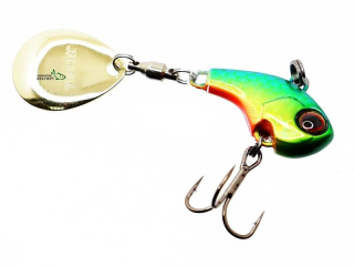 Тейл-спиннер Jackall Deracoup 10,5г HL Lime Gold