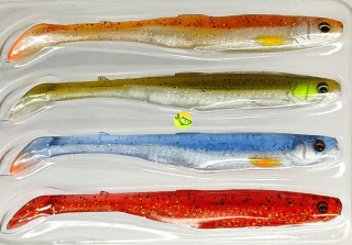 Силікон Savage Gear Slender Scoop Shad 11см 7г Clear Water mix, 4шт