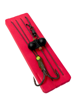 Оснастка на сома Golden Catch Treble Hook Catfish Rig With Rattle №5/0