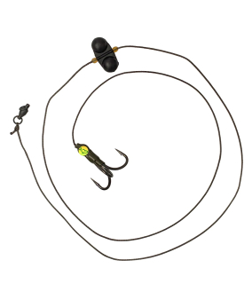 Оснастка на сома Golden Catch Treble Hook Catfish Rig With Rattle №6/0