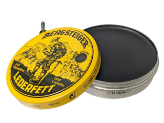 Просочення водовідштовхувальне для взуття Hey-Sport Bergsteiger-Leather-Grease black 100мл