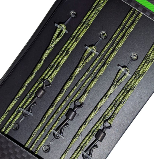 Оснастка Golden Catch Double Looped Leadcore 50lb Camo Green, 3шт
