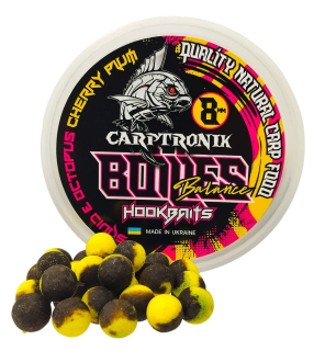Бойлы насадочные Carptronik Balance - Кальмар & Осьминог/Алыча 10мм