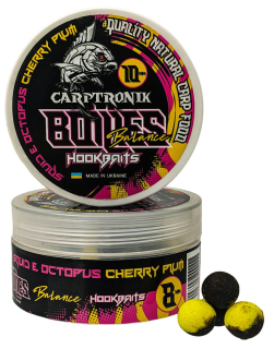 Бойлы насадочные Carptronik Balance - Кальмар & Осьминог/Алыча