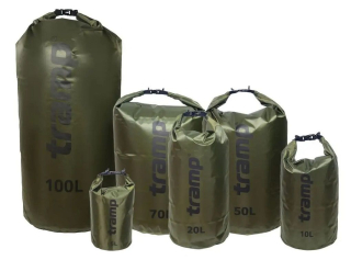 Гермомешок Tramp PVC Diamond Rip-Stop, olive 15л (UTRA-112-olive)