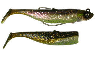 Силікон Savage Gear Savage Minnow WL 10см 16г - Green Silver 2+1