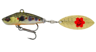 Тейл-спінер Savage Gear 3D Sticklebait Tailspin 80мм 18г - Brown Trout Smolt