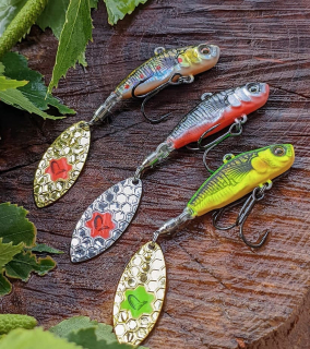 Тейл-спінер Savage Gear 3D Sticklebait Tailspin 73мм 13г