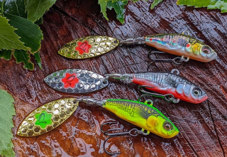 Тейл-спінер Savage Gear 3D Sticklebait Tailspin 73мм 13г