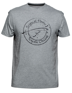 Футболка Rapala T-Shirt Classic Floater, серая, разм. XL