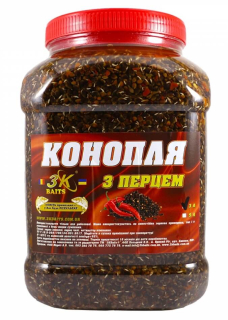 Конопля 3KBaits з перцем, гостра, 3л