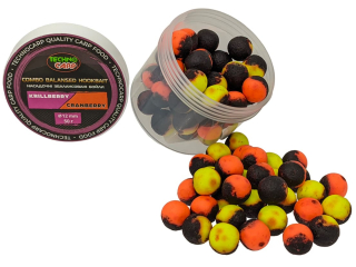 Бойлы насадочные Technocarp Combo Balansed - Krillberry / Cranberry 12мм 50г