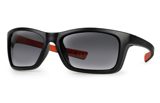 Окуляри поляризаційні Fox Collection Wraps, black/orange - grey lense (CSN049)