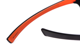 Окуляри поляризаційні Fox Collection Wraps, black/orange - grey lense (CSN049)