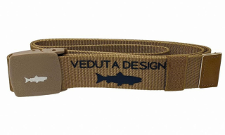 Ремень Veduta Nylon Belt, пластиковая пряжка, Sahara, 120см