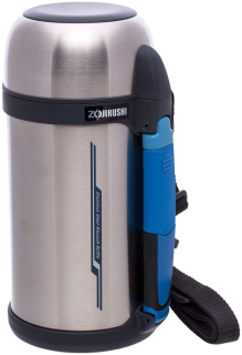 Термос Zojirushi SF-CC15XA 1,5л (складная ручка+ремешок) стальной