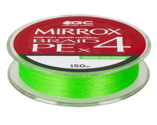 Шнур Golden Catch Mirrox PE X4 150м Lime Green