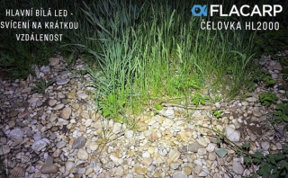 Ліхтар налобний Flacarp Headlamp HL2000 (white+green LED color)