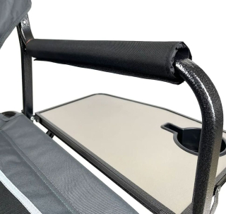Крісло кемпінгове BaseCamp Rest, grey/black