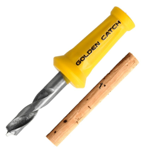 Сверло с корковыми палочками Golden Catch G.Carp Bait Drill & Corks 6мм
