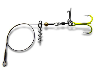 Монтаж для силікону Gurza Stinger Pike Rig ST36 №1/0 CH uv
