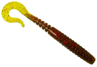 Силікон Fishup Vipo 3,6" 019 - Motor Oil/Red (8шт/уп)