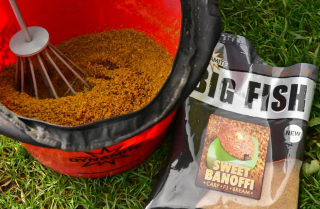 Прикормка Dynamite Baits Big Fish 1,8кг - Sweet Banoffi Method Mix