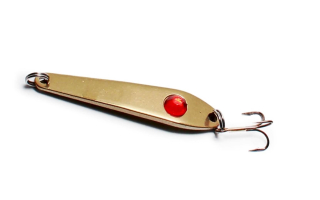 Блешня зимова Lucky John Fin Model A з трійником, 50мм 9,0г