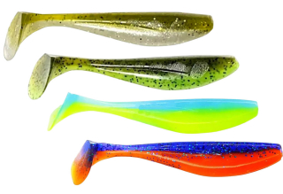 Силикон Fishup Wizzle Shad 5,0" MIX02 - 202, 204, 206, 207 (4шт/уп)