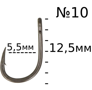 Крючки Golden Catch G.Carp Mixa TF №10 (10шт/уп)