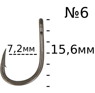 Крючки Golden Catch G.Carp Mixa TF №06 (10шт/уп)