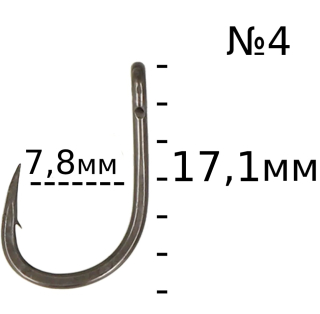 Крючки Golden Catch G.Carp Mixa TF №04 (10шт/уп)