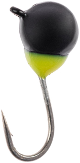 Мормышка вольфрамовая Viking Fishing Round + Drop 4,0мм 0,67г - Black (1шт)
