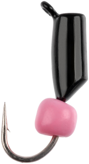 Мормишка вольфрамова Viking Fishing Rigabik + bead 2,0мм - Black + P (1шт)