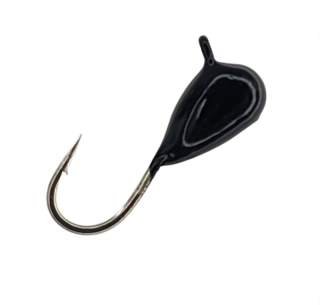 Мормишка вольфрамова Viking Fishing Drop 3,0мм 0,45г - Black (1шт)