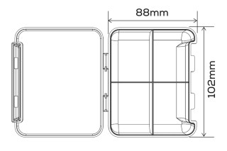 Коробка GC G.Carp Mini Box 4 section
