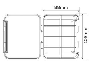 Коробка GC G.Carp Mini Box 8 section