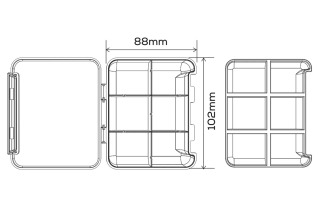Коробка GC G.Carp Mini Box Two Layer 12 section