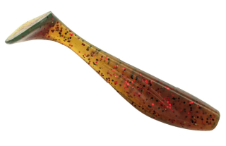 Силікон Fishup Wizzle Shad 3,0" 019 - Motor Oil/Red (8шт/уп)