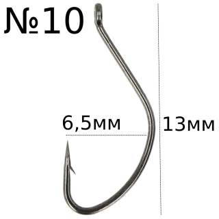 Крючки Golden Catch Feeder Basic F-22BN - №10 (10шт/уп)